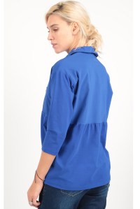 блуза-рубашка василек для беременных и кормящих euromama фото 5