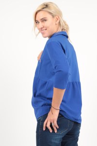 блуза-рубашка василек для беременных и кормящих euromama фото 3