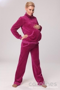 спортивный велюровый костюм для будущих мам mamita фото 2
