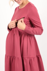 платье для беременных и кормящих вишня euromama фото 5