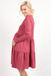 платье для беременных и кормящих вишня euromama фото 2
