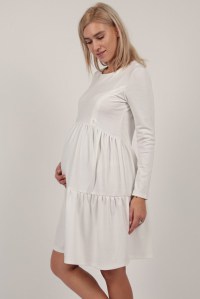 платье с воланами молоко для беременных и кормящих euromama фото 4
