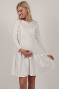 платье с воланами молоко для беременных и кормящих euromama