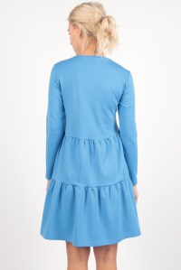 платье с воланами т. голубой для беременных и кормящих euromama фото 4