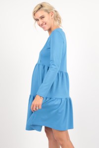 платье с воланами т. голубой для беременных и кормящих euromama фото 3