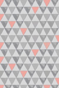 Theraline Чехол к подушке 190 см, Треугольный микс серый