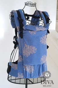 эрго-рюкзак diva basico azzurro, one  diva фото 3