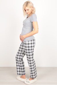 Пижама для беременных и кормления цвет 19