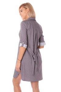 платье-рубашка капучино для беременных  euromama фото 4