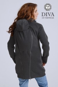 слинготолстовка для беременных outerwear 4в1, antracite diva фото 2