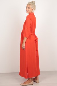 платье для беременных и кормления оранжевое euromama фото 3
