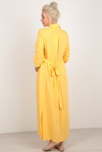 платье для беременных и кормления желтое euromama фото 3
