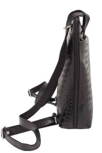 небольшой женский рюкзак eden black caiman lakestone фото 6