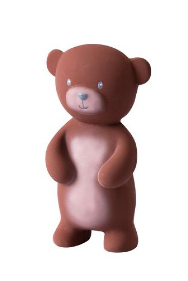 игрушка-пищалка из натурального каучука медведь wildwood