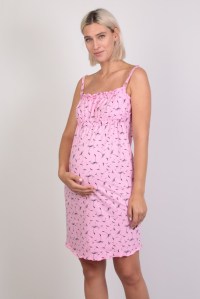 сорочка для беременных и кормящих одуванчик розовый euromama