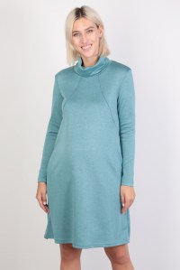 платье для беременных и кормления бирюзовый euromama фото 2