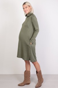 платье для беременных и кормления хаки euromama фото 3