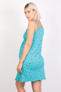 сорочка для беременных и кормящих одуванчик бирюзовый euromama фото 3