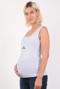майка меланж серый 8110 для беременных и кормящих euromama фото 3