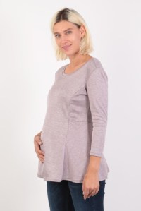 блузка светло-розовый для беременных и кормящих euromama