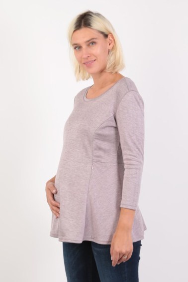 блузка светло-розовый для беременных и кормящих euromama