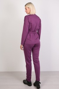 костюм брюки и свитшот джерси лиловый для беременных и кормления euromama фото 4