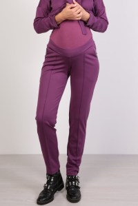 костюм брюки и свитшот джерси лиловый для беременных и кормления euromama фото 3