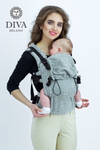 эрго-рюкзак для новорожденных diva basico argento one  diva basico фото 7