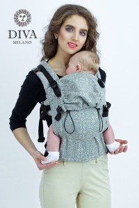 эрго-рюкзак для новорожденных diva basico argento one  diva basico фото 4