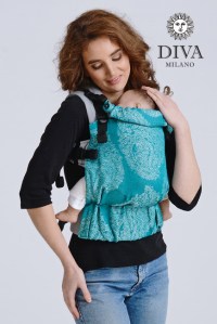 эрго-рюкзак с рождения diva smeraldo simple one со льном diva essenza фото 3