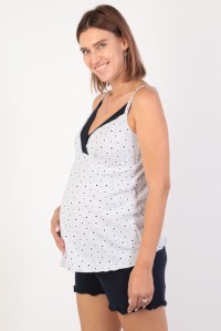 пижама меланж серый для беременных и кормящих euromama фото 2