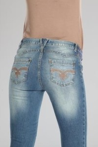 джинсы узкие с боковой вставкой mamita фото 6