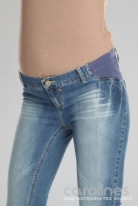 джинсы узкие с боковой вставкой mamita фото 3