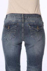 джинсы прямые с боковой вставкой mamita фото 3